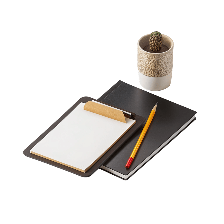 Clipboard with pencil